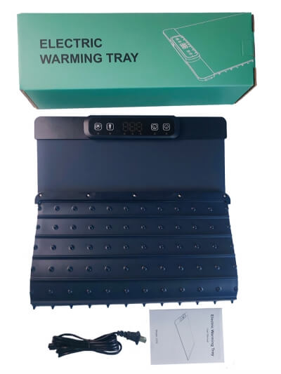 Электрический коврик для подогрева еды 60 см, матово-черный-2