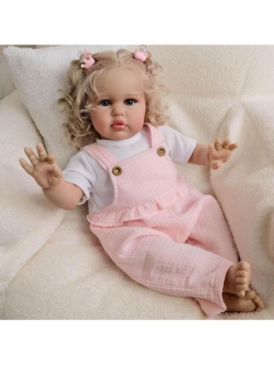 Мягконабивная кукла реборн Эмма, 60 см-4